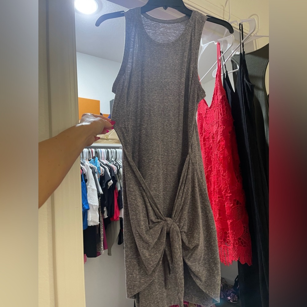 Aerie T-shirt material tie dress